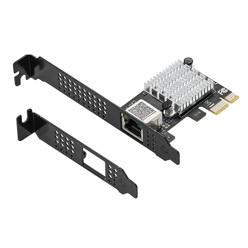 Tarjeta de red PCI Express X1, adaptador Gigabit Ethernet de 2,5 Gb, interfaz RJ45 de 1 puerto, tarjeta LAN PCIE de 2500Mbps, Chip RTL8125B para PC, nueva - imagen 5