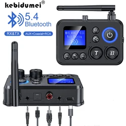 Transmisor Bluetooth auxiliar 3,5 mm TV coche óptico/coaxial