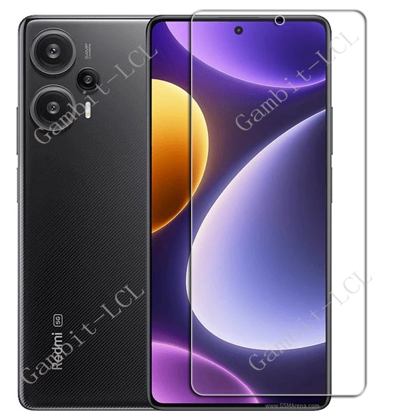 3 uds 9H Original para Xiaomi Poco F5 Protector de vidrio templado en XiaomiPocoF5 PocoF5 6,667 "película protectora de pantalla - imagen 2