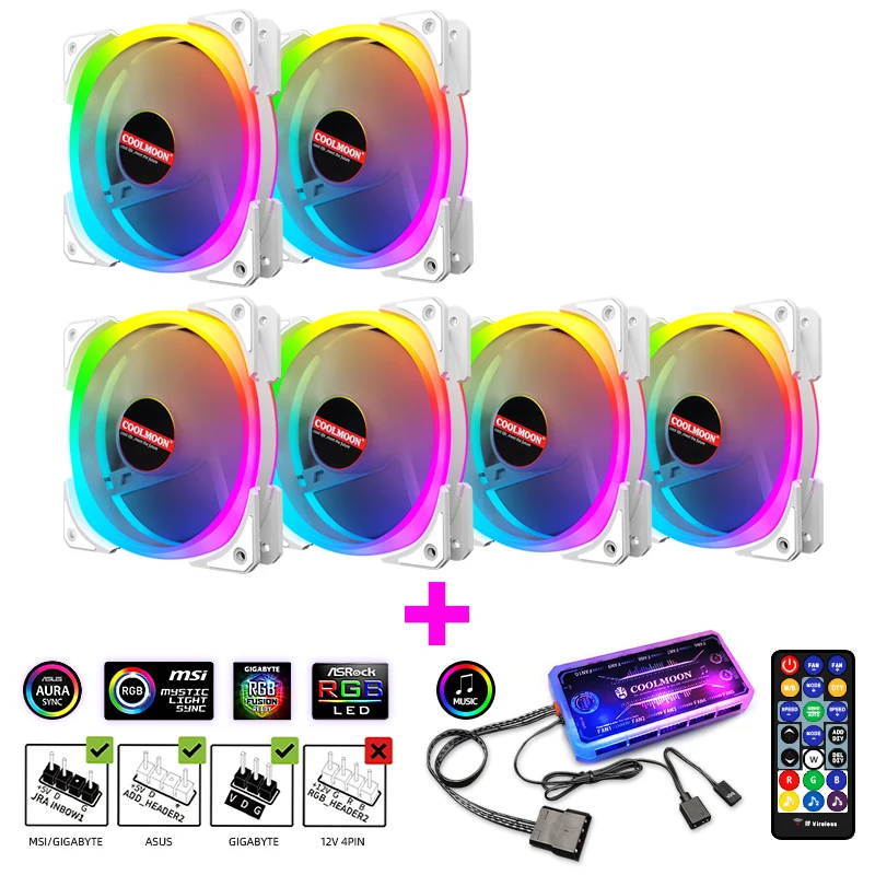 6 fan and controller