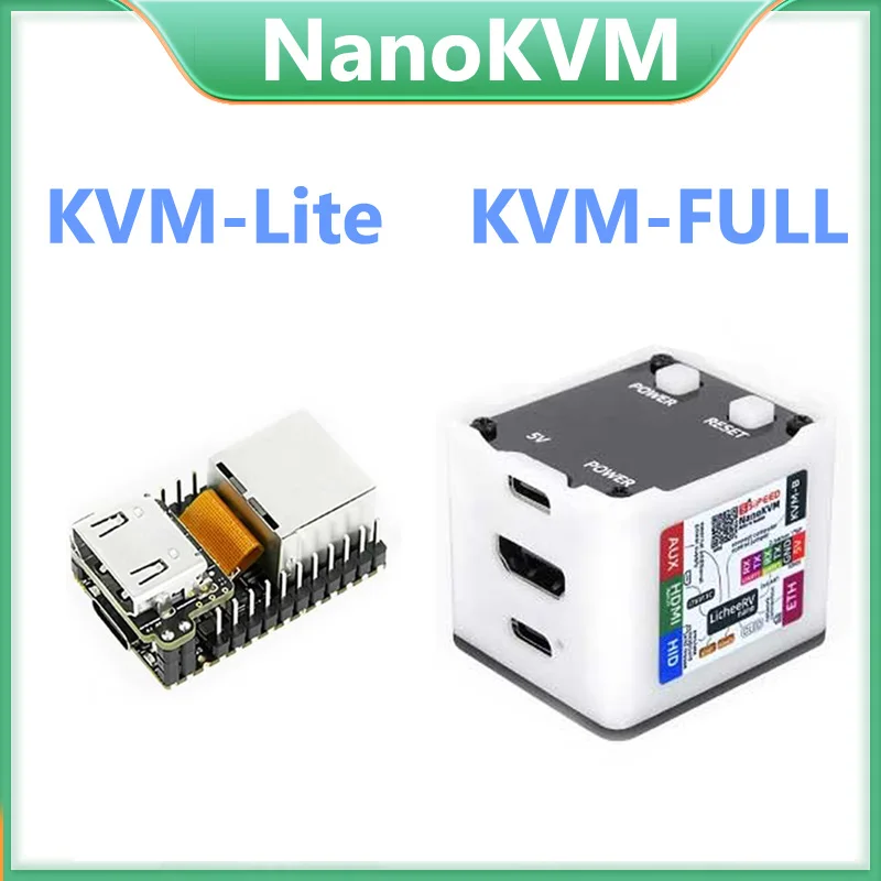 Sipeed NanoKVM KVM HDMI Administrador de control de sistema operativo remoto Instalación / Servidor de escritorio remoto UART / Control de energía