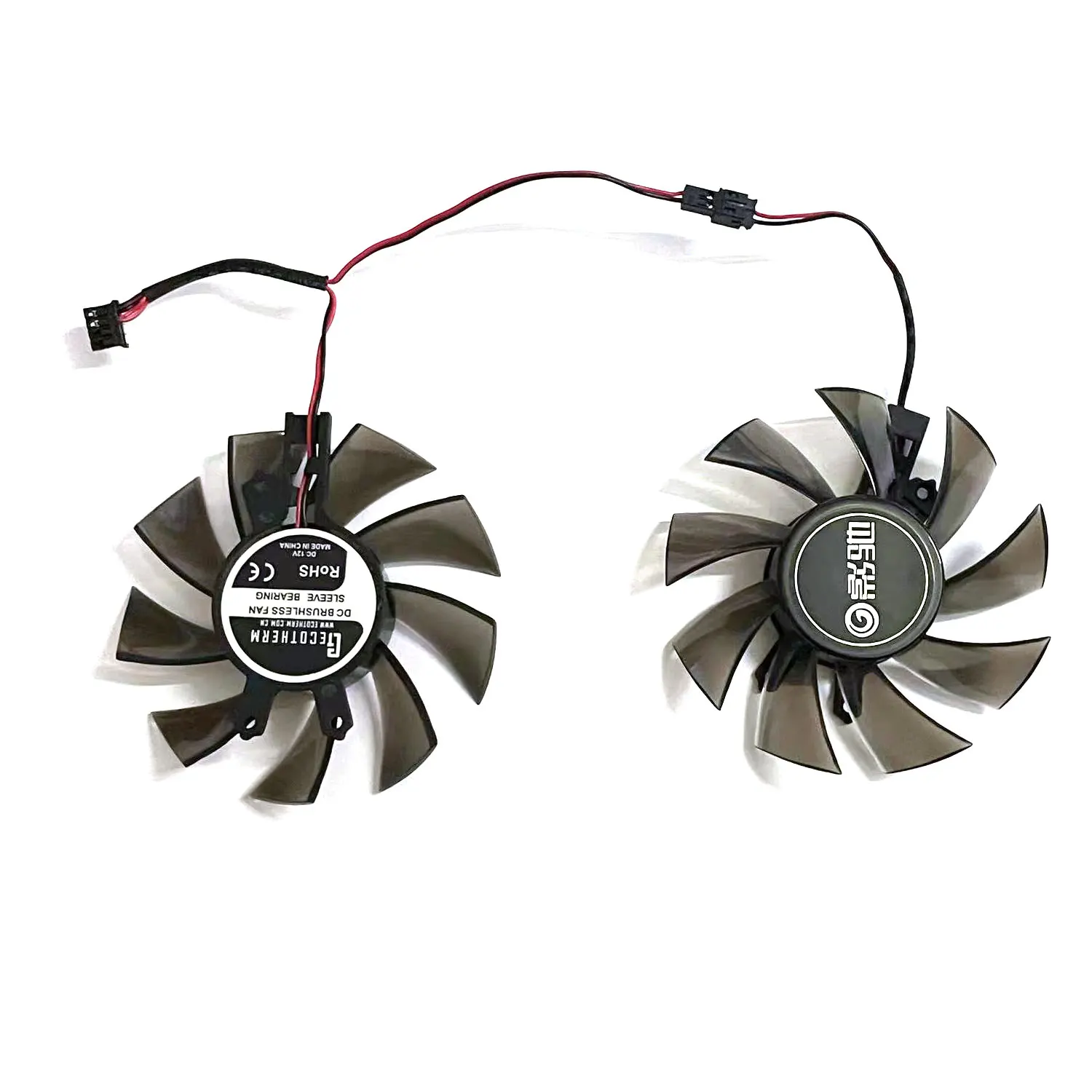 UKGF nuevo 75MM GA82S2H adecuado para GALAX GeForce GTX1050 1050ti EXOC OC ventilador de repuesto para tarjeta gráfica - imagen 3