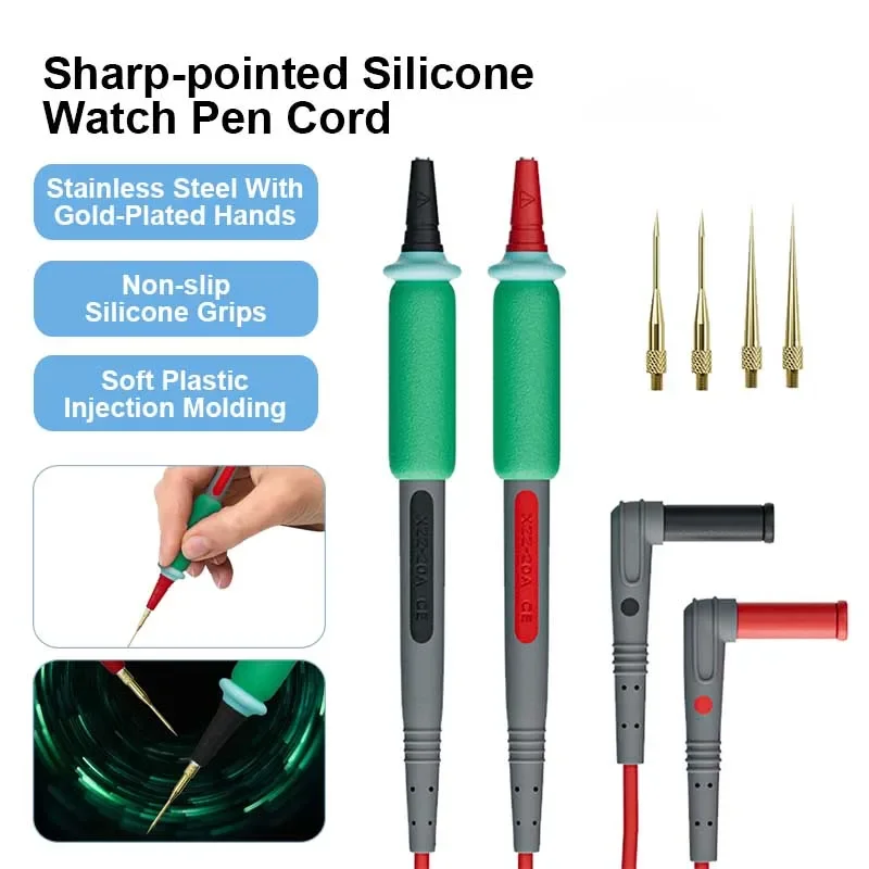 XZZ P2 1000V 20A Sonda superconductora Multímetro de precisión Pluma de plomo Adecuado para herramienta de cable de prueba de corriente y voltaje digital - imagen 2