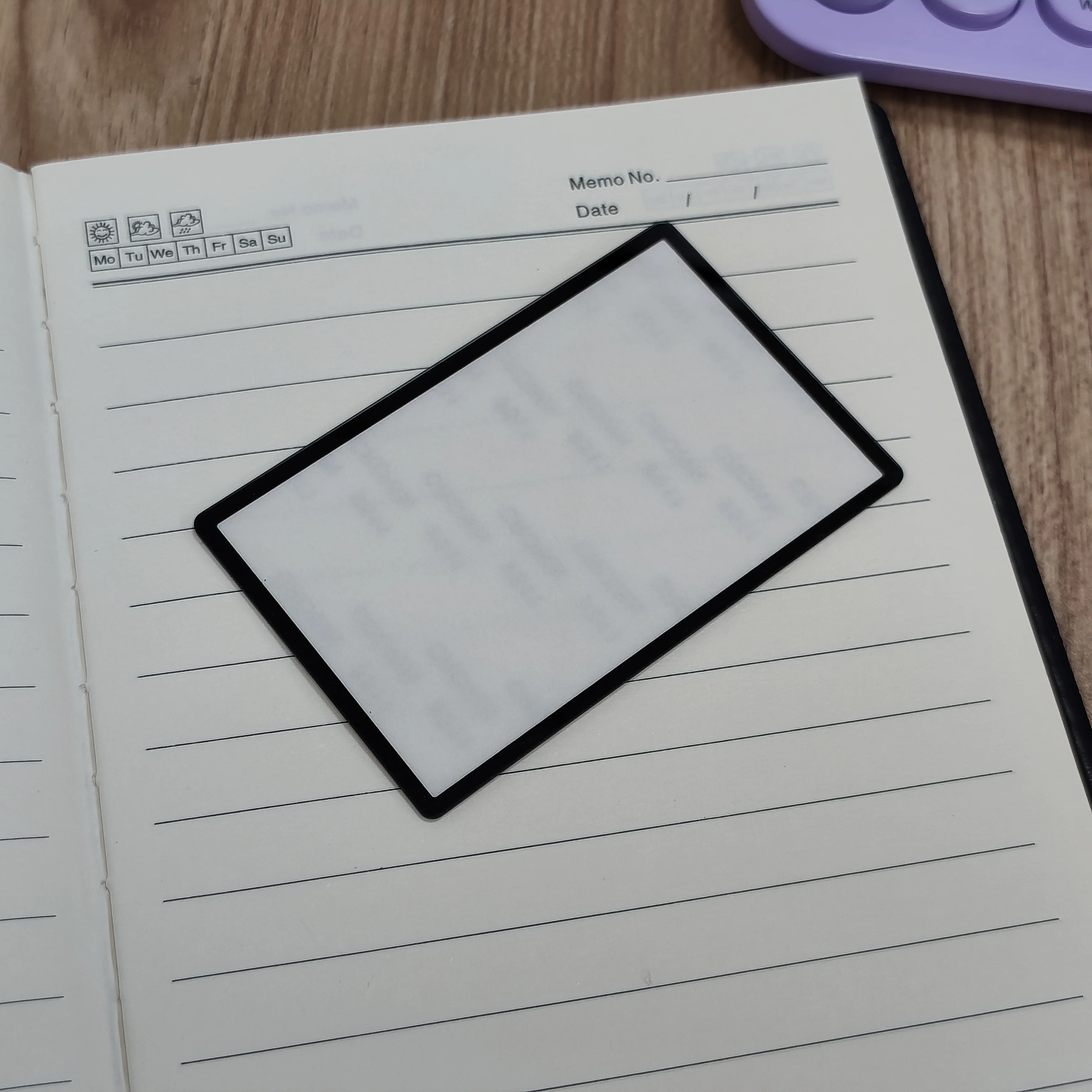 2DS Top Surface Glass Protective Screen Lens With Adhesive For Nindend 2DS - imagen 2