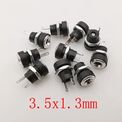 Conector DC Hembra 3,5 x 1,3 mm de Panel, 2 Pines