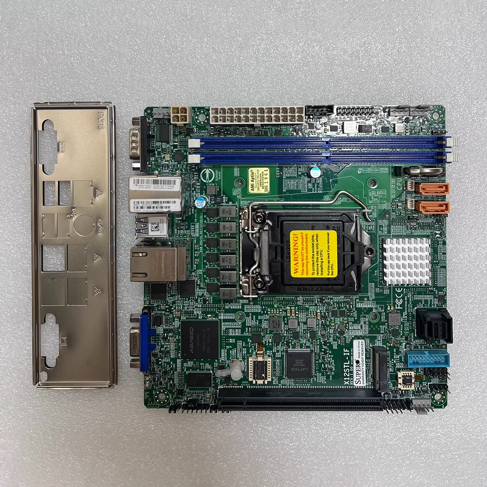 Placa base de servidor X12STL-IF C252 Mini-ITX LGA-1200 64GB DDR4-3200MHz 6XSATA 3