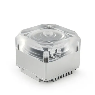 Bomba de agua de refrigeración Syscooling DC 12V para ordenador DIY bomba silenciosa de refrigeración por agua gran potencia 1200L/H flujo G1/4 rosca - imagen 4