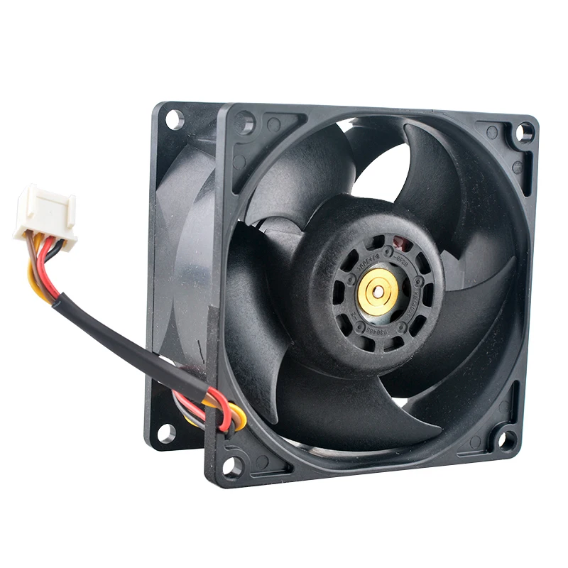 9GA0812P1H701 ventilador de 8cm 80mm 80x80x32mm DC12V 0.60A ventilador de refrigeración de alta velocidad con doble rodamiento de bolas de 4 pines para gabinetes de servidor - imagen 2