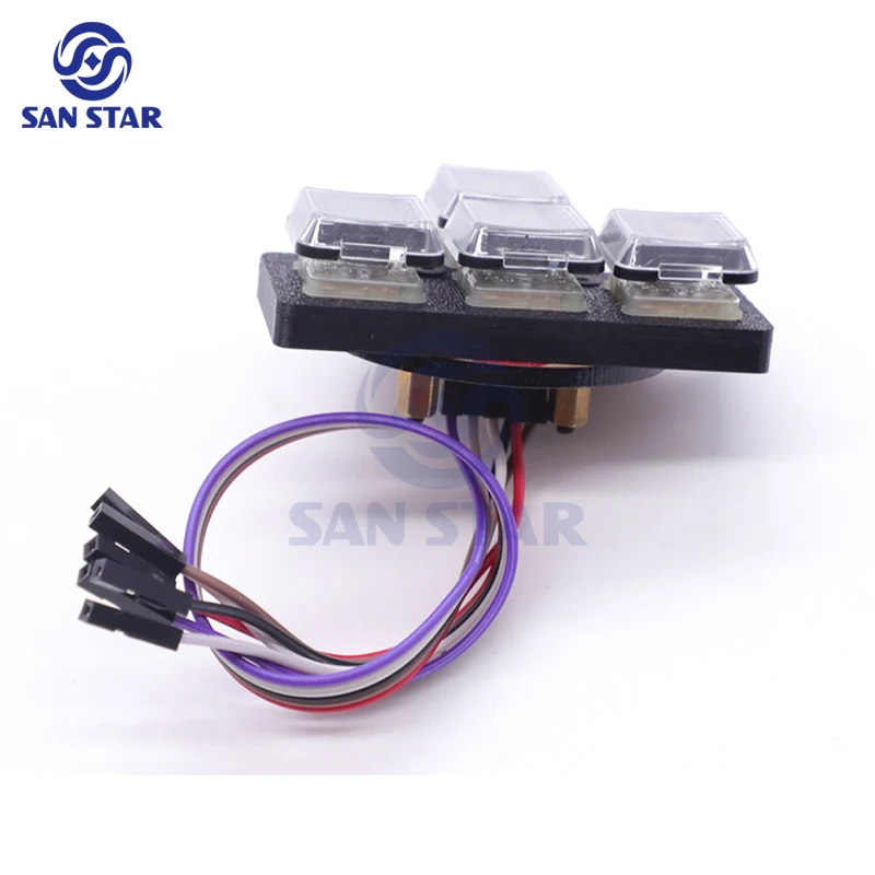 Teclas de movimiento WASD Mixbox Excellence con luces LED para Arcade Hitbox fighstick, palanca de estilo japonés tradicional - imagen 3