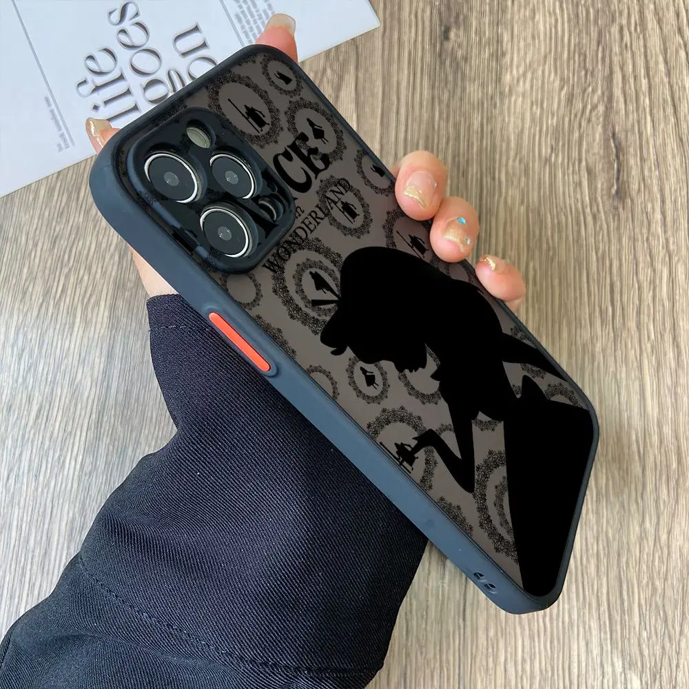 Funda de teléfono de Alicia en el país de las maravillas para Samsung Galaxy A73, A72, A71, A53, A52, A51, A50s, A33, A30s, A23, A22, A13, A04, 4G, 5G, cubierta dura mate - imagen 4