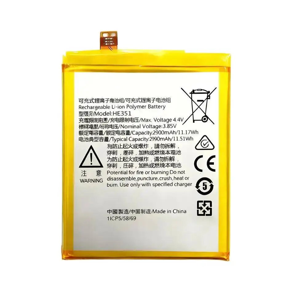 HE351 para Nokia 3,1 TA-1049 TA-1057 TA-1063 TA-1070 TA-1074 batería de teléfono móvil de alta compatibilidad 2900Mah