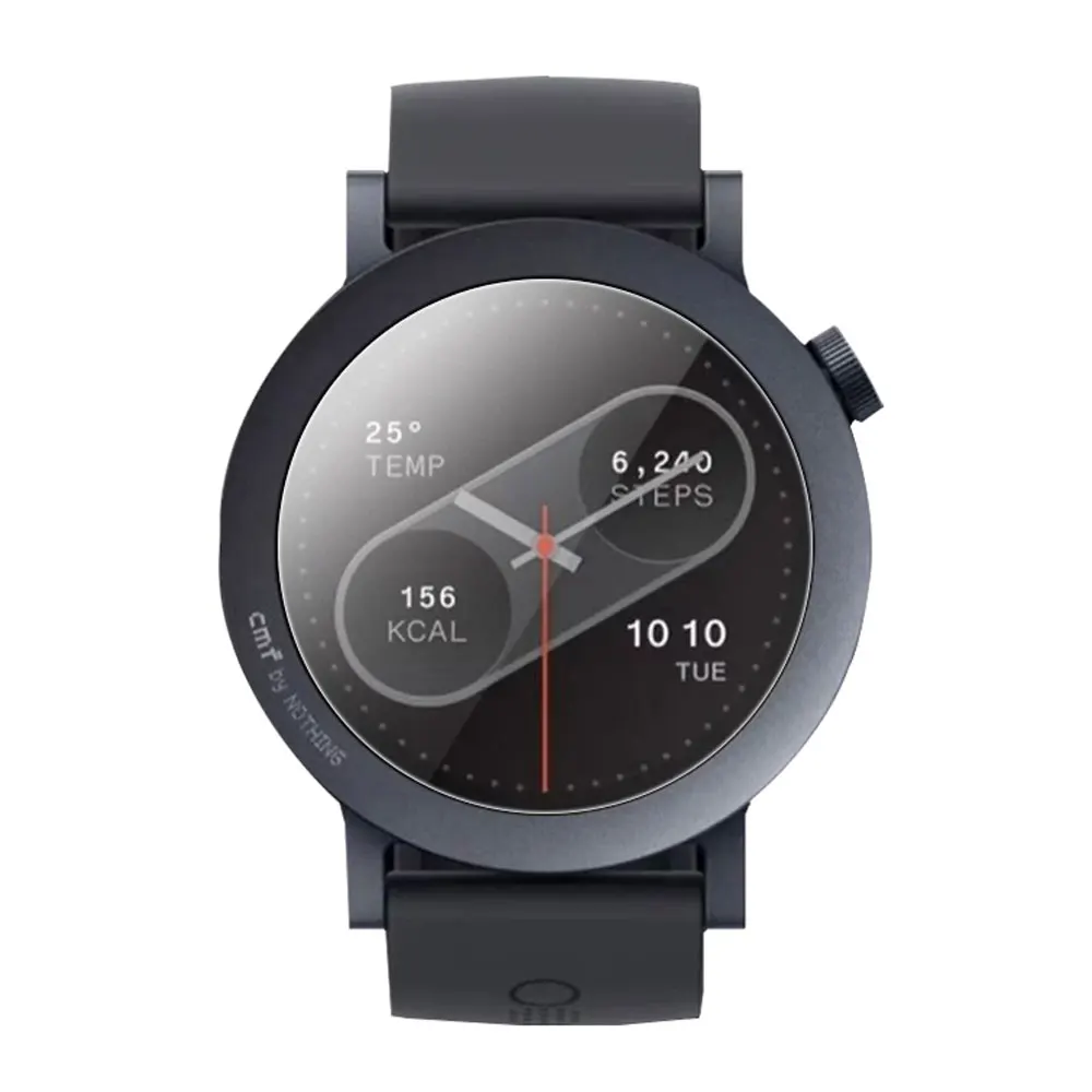 Funda protectora 2 en 1 + Protector de pantalla para CMF Watch Pro 2, cubierta protectora de PC suave, marco de carcasa, película de vidrio templado - imagen 5