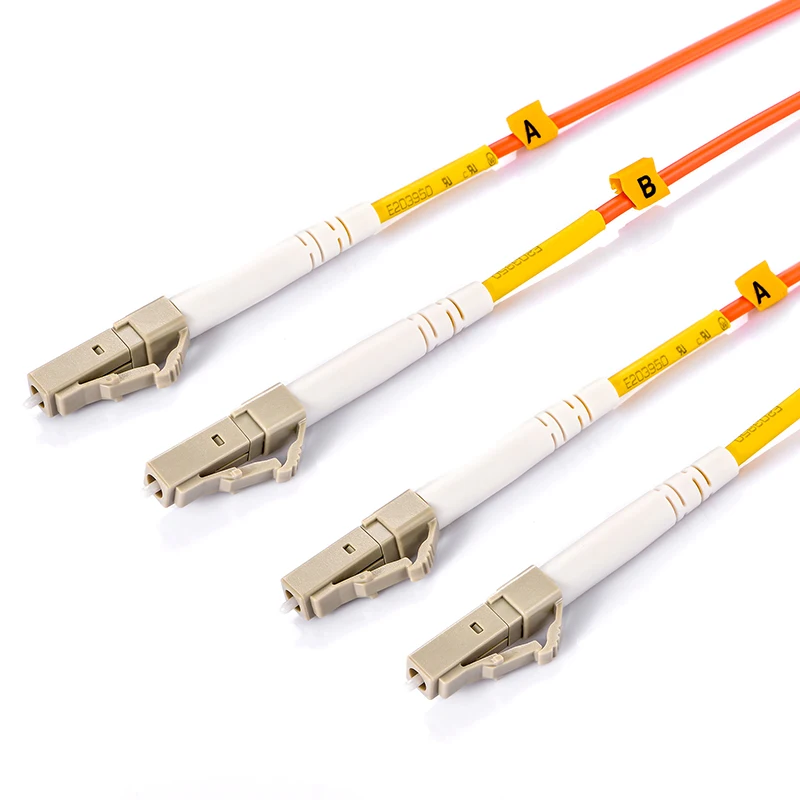 5 uds Cable de fibra óptica LC-LC UPC 62.5/125 Cable de fibra óptica LSZH de fibra dúplex multimodo 1m,2m,3m,5m 3,0mm OM1 FTTH Cable de conexión - imagen 4