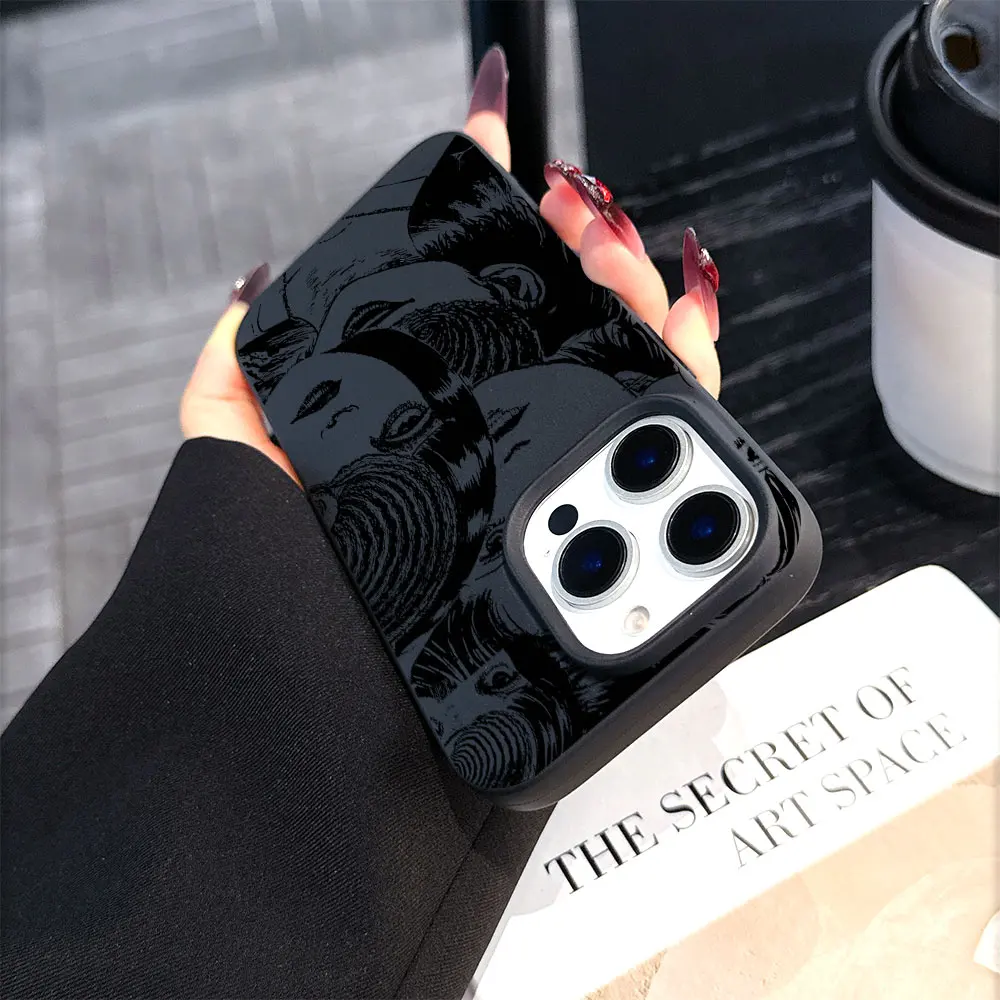 Junji Ito Terror Horror-funda de teléfono de silicona mate para Xiaomi Redmi 9A 9C 12 13C 14 14C A1 Note 11 12 13 14 Pro Plus 4G 5G - imagen 4