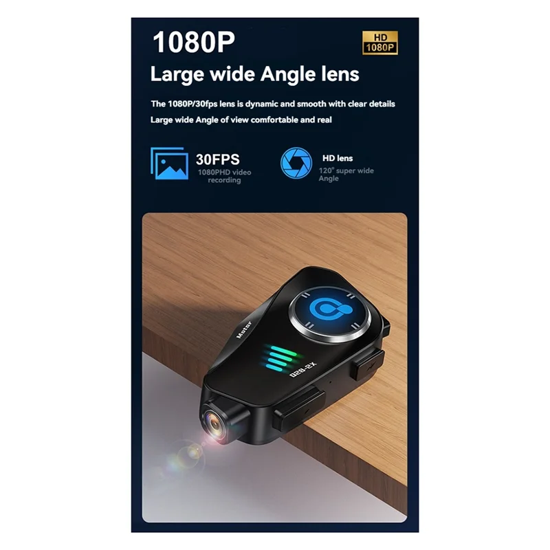 Auriculares inalámbricos avanzados para casco de motocicleta Q28-2X: WIFI Bluetooth, grabadora de vídeo HD y cámara de conducción - imagen 3