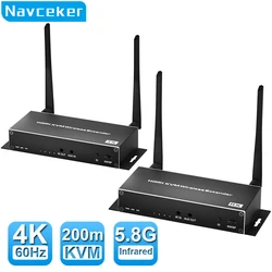 Navceker Kit Transmisión HDMI Inalámbrico 4K KVM 200M