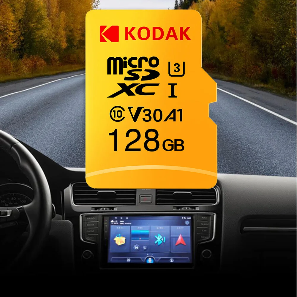 Tarjeta Micro SD Kodak, tarjeta de memoria de 64GB y 32GB, 512GB, 256GB, 128GB, tarjeta de memoria SD MicroSDXC Class10, tarjeta Flash TF Original de 100 MB/s U3 - imagen 5