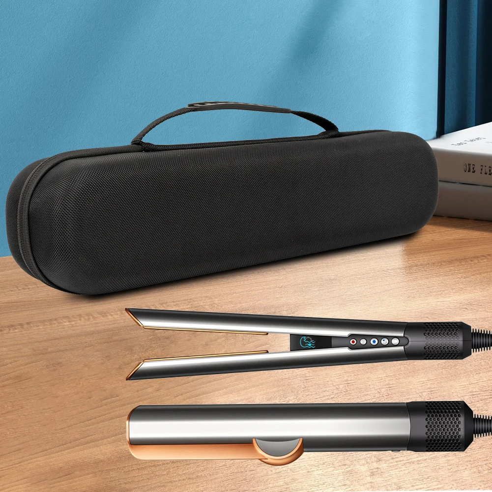 Bolsa de almacenamiento de viaje portátil EVA, estuche de almacenamiento duro antiarañazos, bolsas con cremallera a prueba de polvo para alisador de pelo Dyson Airstrait HT01 - imagen 2