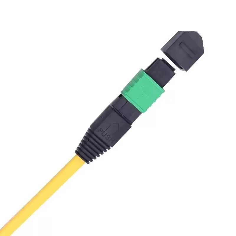 Cable de conexión de fibra óptica MPO, 8 núcleos monomodo tipo A SM, cable redondo macho hembra, 1M, 3M, 5M, 10m, 15m20m, puente MPO/APC ftth 8C 3mm - imagen 5