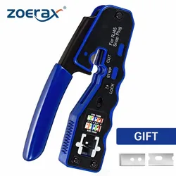 ZoeRax Crimpadora RJ45 Profesional para Cable Ethernet Cat6