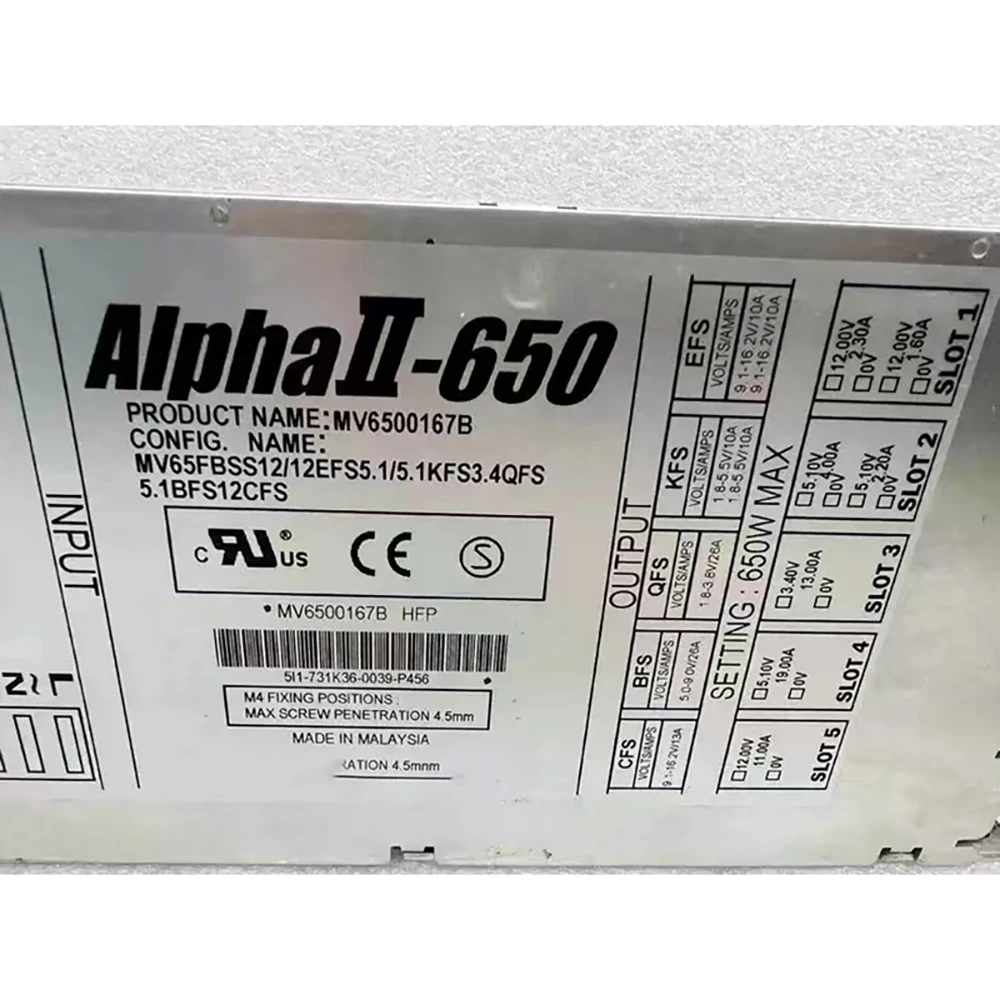 Para TDK-Lambda AlphaII-650 Fuente de alimentación médica industrial MV6500167B - imagen 3