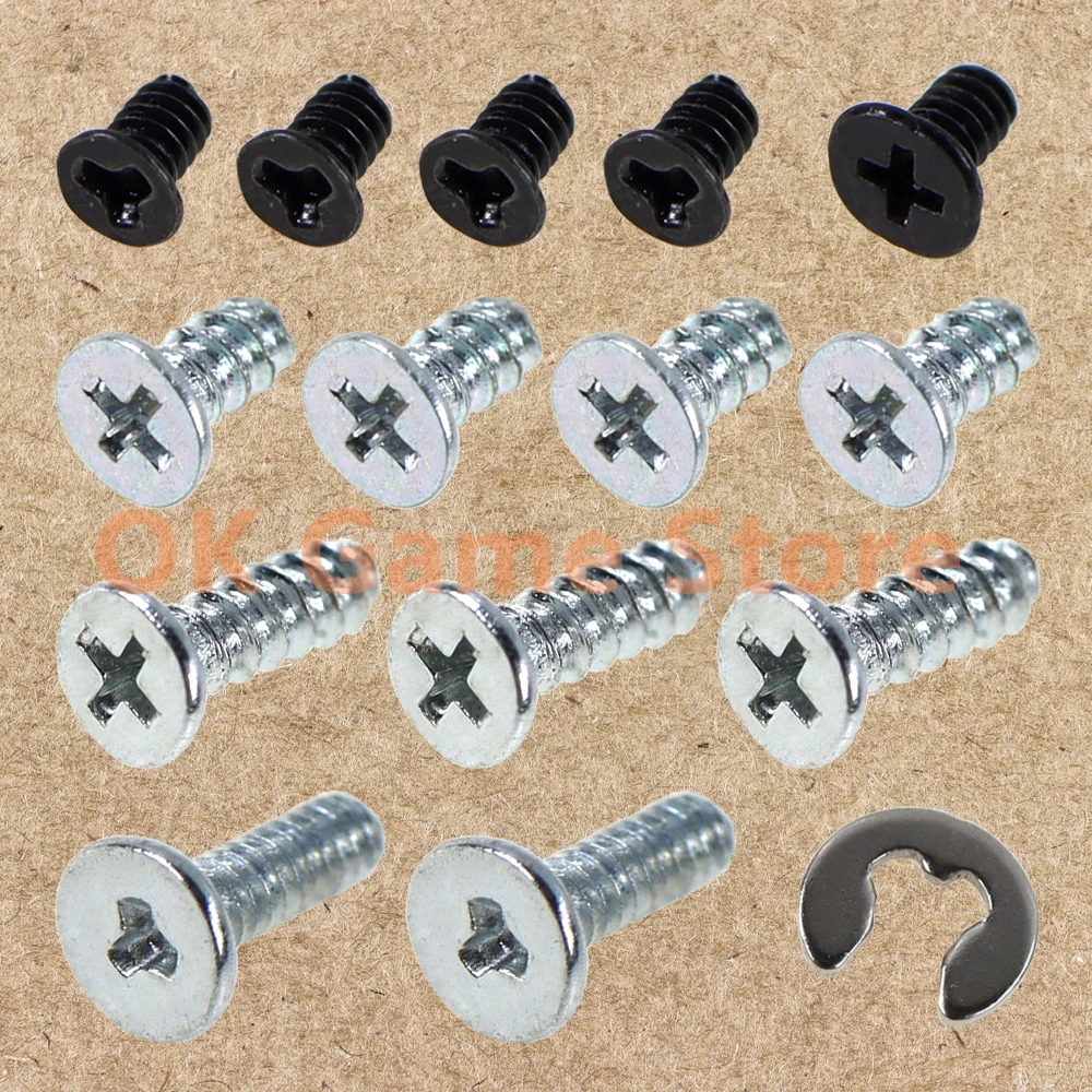 30 juegos para GBM para Nintendo Game Boy Micro tornillo de repuesto juego completo tornillo consola carcasa tornillos pieza de reparación