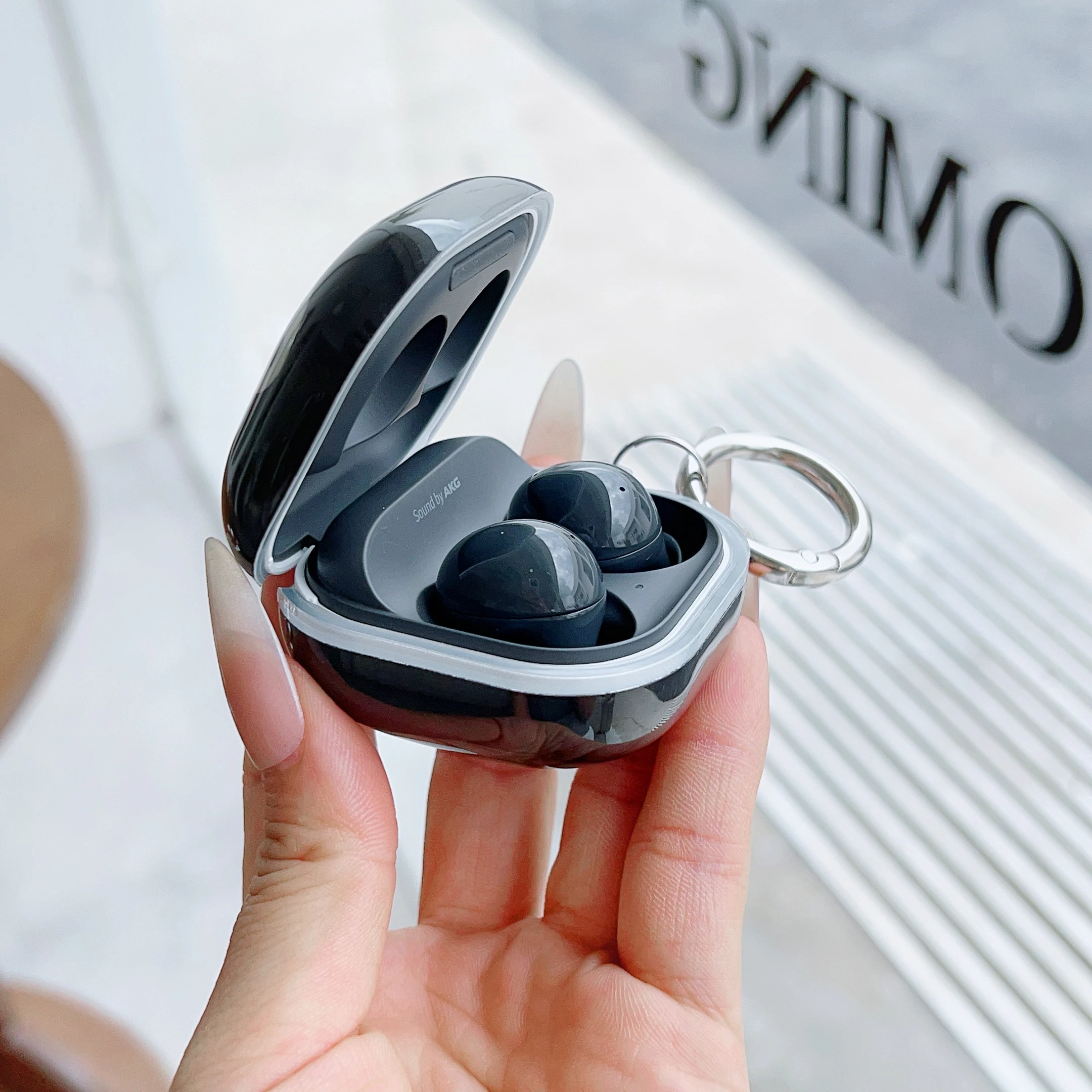 Funda de máquina de juego IMD para Galaxy Buds FE 2023/Pro/Live /2, funda con llavero, funda suave para Samsung Buds FE - imagen 3