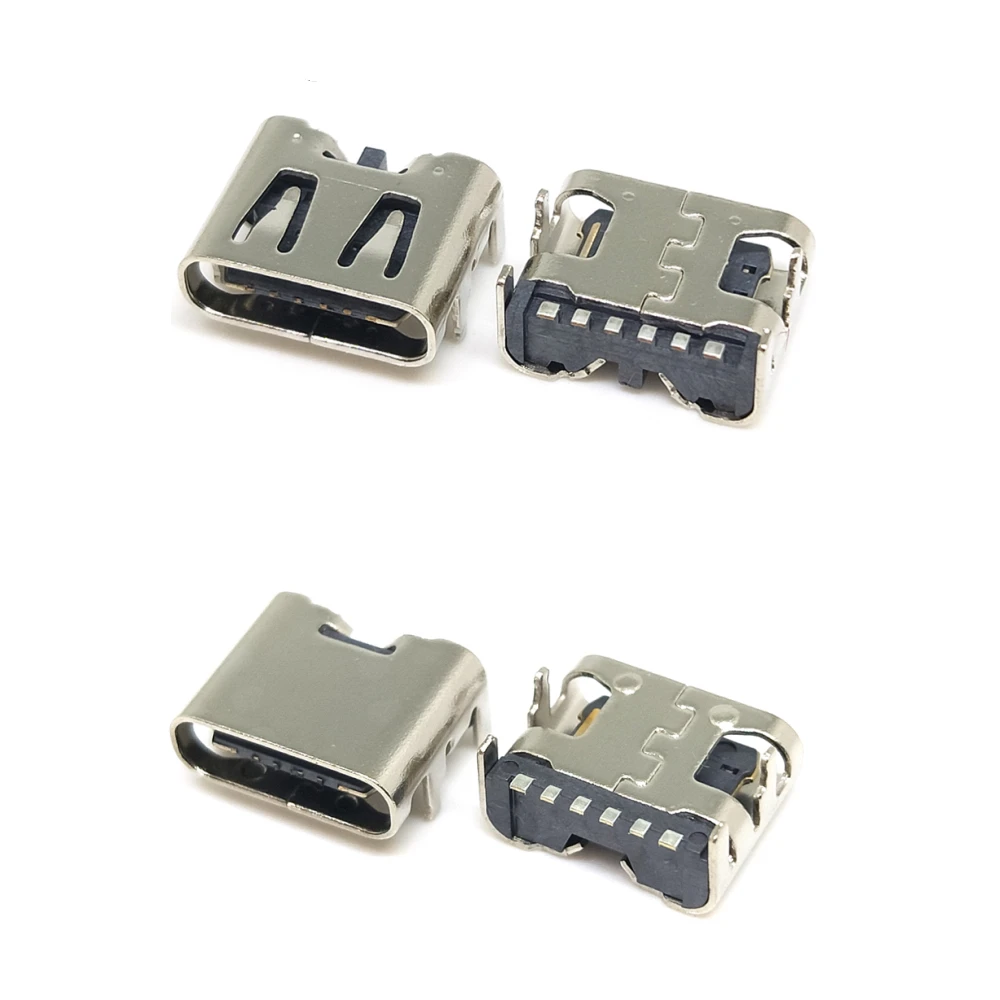 100 unids/caja 10 modelos tipo C conectores de base de carga USB mezcla 6 pines y 16 pines uso para teléfono y kit de reparación de productos digitales - imagen 5