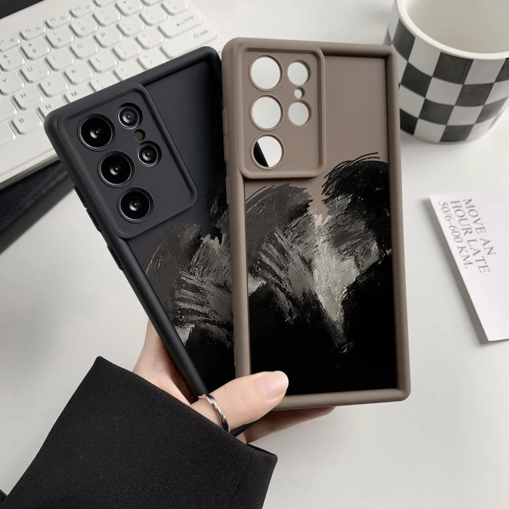 Funda estética para Samsung A55 5G S25 Ultra A54 A16 A15 A53 A35 A34 A14 A13 A06 A05 A05s A33 A25 S24 FE S23 Plus S22 funda suave - imagen 3