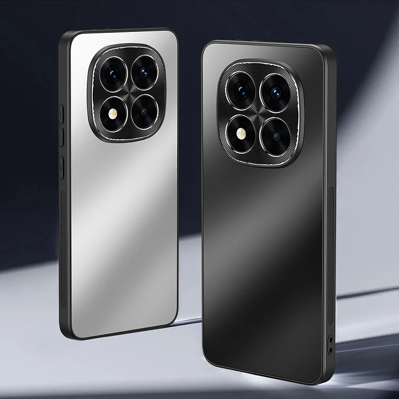 Para Xiaomi POCO X7 funda dura de PC AG anillo mate lente magnética funda protectora trasera para Xiaomi POCO X7 5G carcasa de teléfono - imagen 3