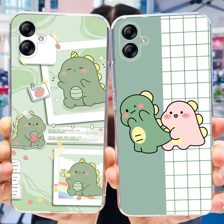 Funda de silicona transparente para Samsung Galaxy A04s, carcasa bonita pintada, SM-A047F, A04e A 04 s Galaxy A04 - imagen 5