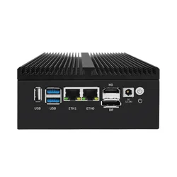 Mini PC Firewall Fanless Intel N100 DDR5 2.5G Dual LAN i226-V
