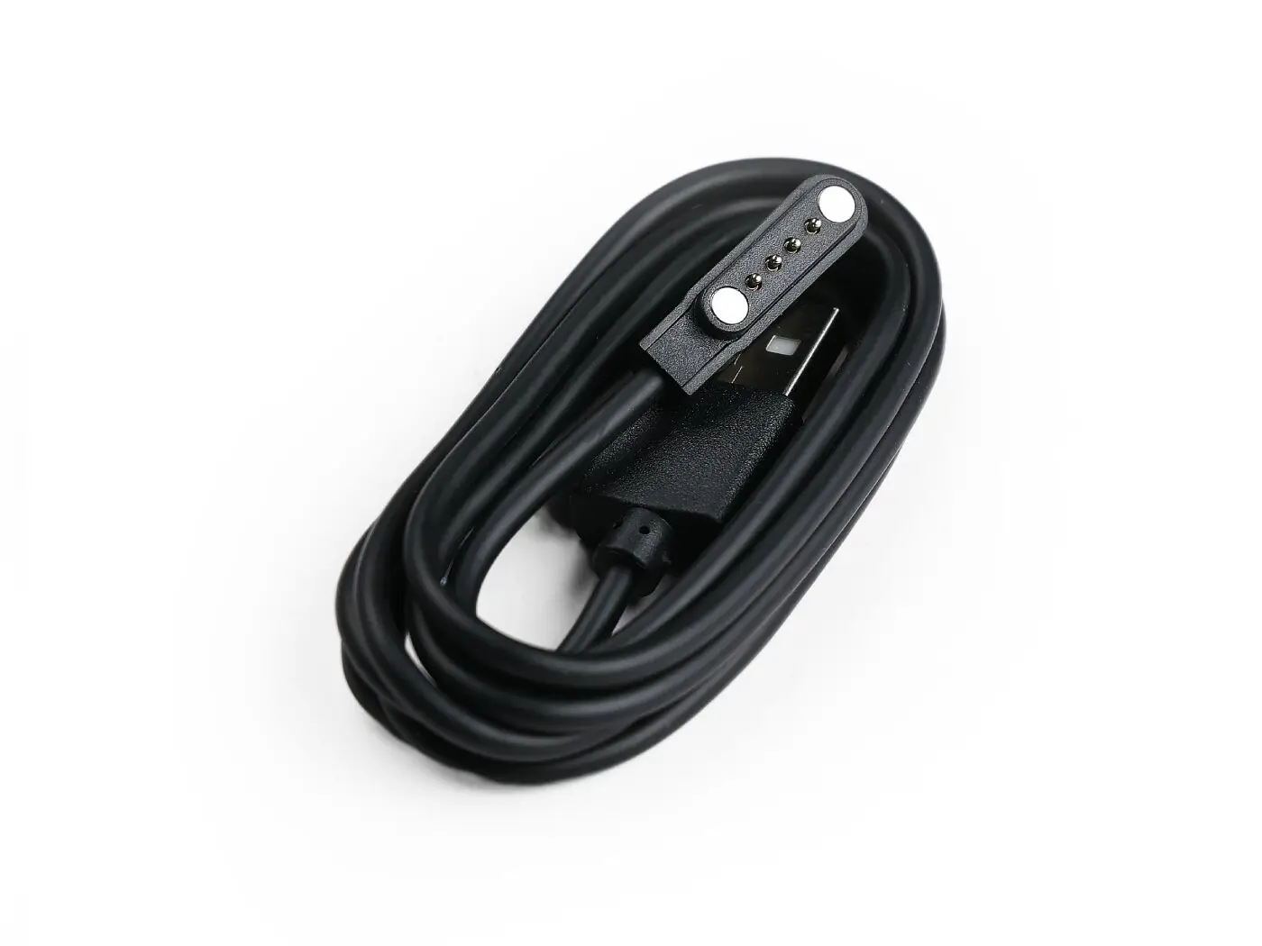 SenseCAP T1000 Cable de carga magnético USB tipo A a 4 pines - Negro, 1000 mm SKU 321010939, para el rastreador SenseCAP T1000-E