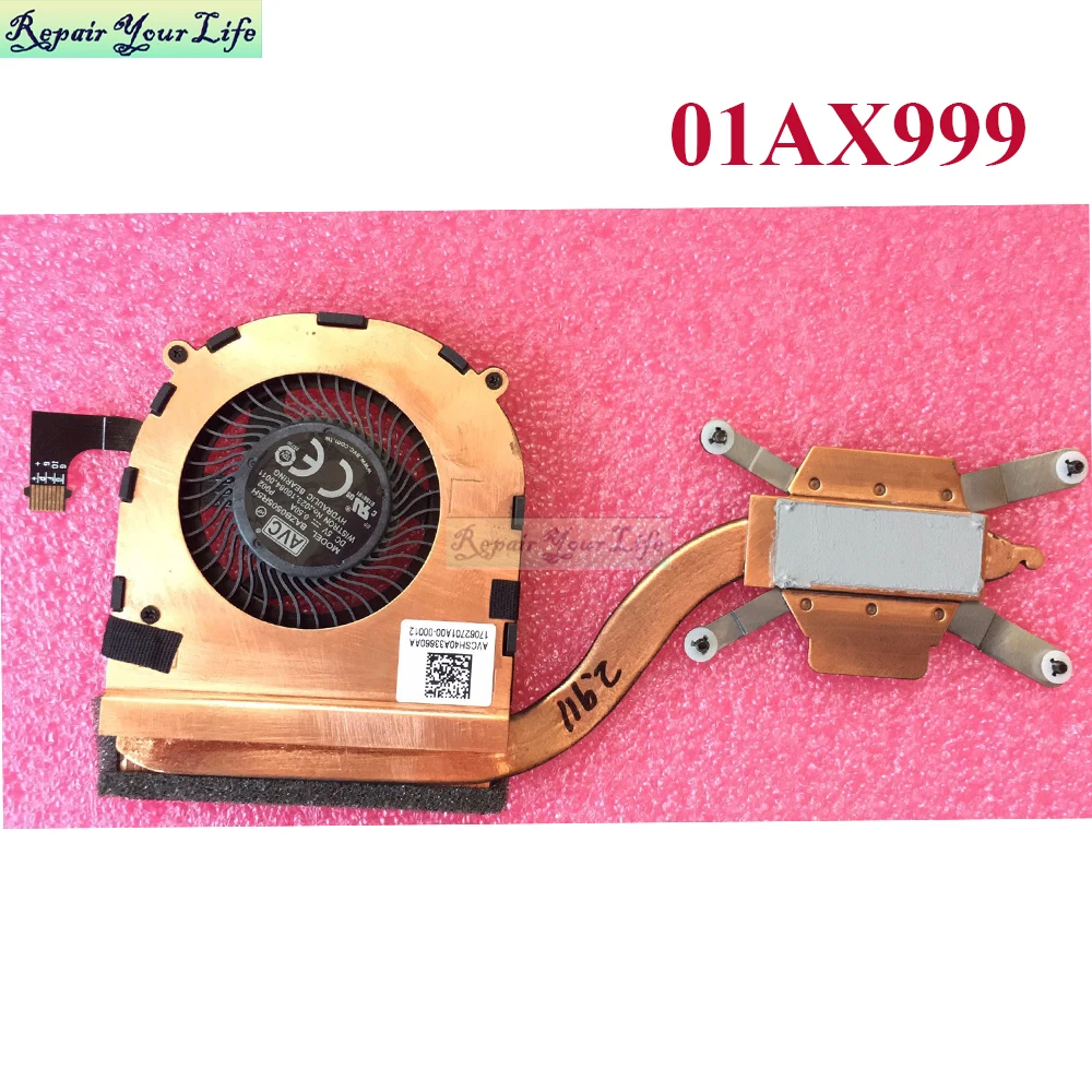 Ventilador disipador de calor de CPU 01YT252 para Lenovo ThinkPad X1 Carbon 4TH GEN Yoga 2. ° 3. ° radiador enfriador de portátil nuevo 01AX999 01AX830 00JT800 - imagen 5