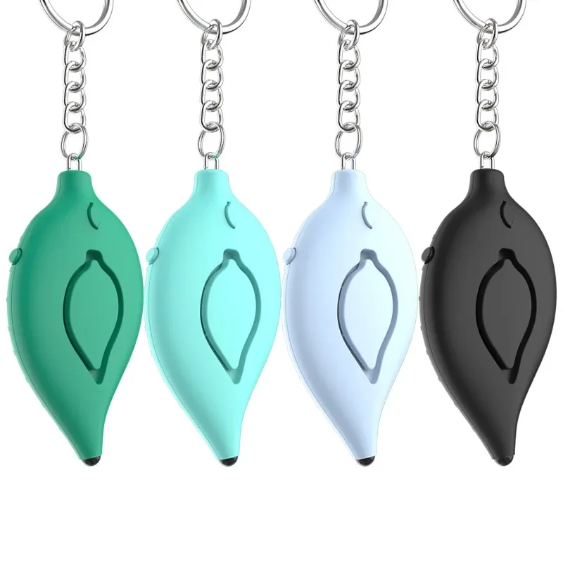 Alarma de autodefensa para niña y mujer, llavero de alarma de emergencia antilobo, 130dB - imagen 3