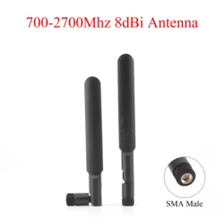 Antena WiFi 12dBi SMA Macho 700-2700MHz para Routers 3G 4G