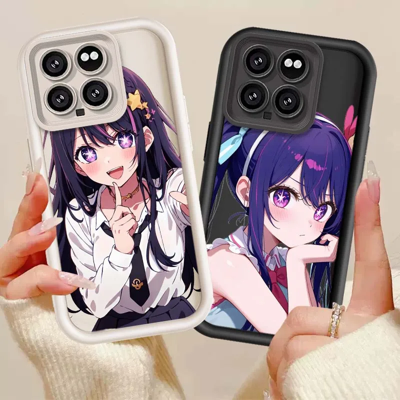 Chica de Anime Hoshino para Xiaomi Mi 17 15 14 13 12 11 12T 13T 14T Pro Max Lite NE 5G funda de teléfono con escalera de ojos
