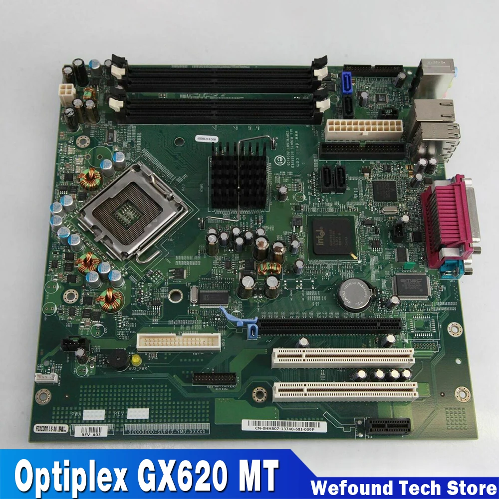La placa base para DELL Optiplex GX620 MT se probará antes del envío HH807 F8098 X9682 HJ780 CJ334
