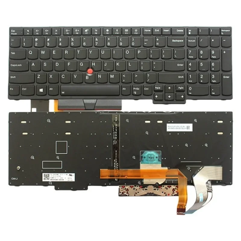Teclado estadounidense de repuesto para ThinkPad E580 E585 E590 E595 L580 L590 T590 FRU 01YP560 01YP640 01YP720 P52 P72 - imagen 4