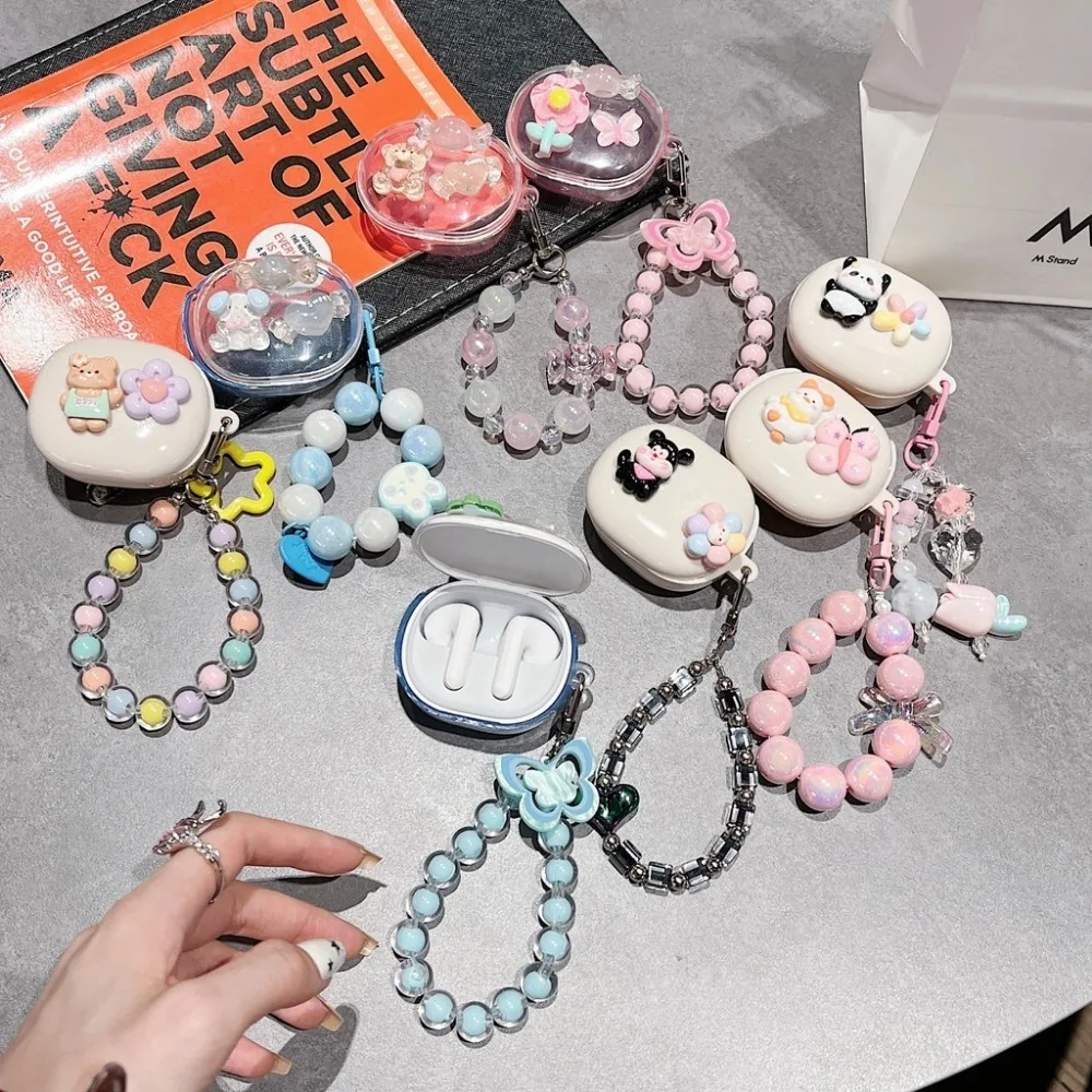 Redmi Buds 4 Lite 3D dibujos animados suave el plástico es transparente fundas para Redmi Buds4 Lite edición juvenil auriculares cubierta protectora - imagen 3