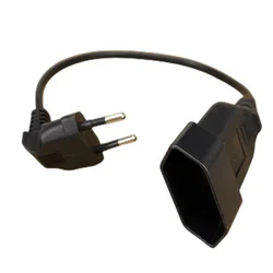 Cable de alimentación UE macho-hembra para PC y UPS