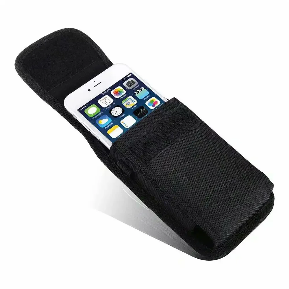 Funda de tela Oxford Universal para Google Pixel 9 Pro XL 9Pro Pixel9 8A 7A 6A 5A 8pro 7pro 6 5 4 XL, bolsa de cintura con Clip para cinturón - imagen 4