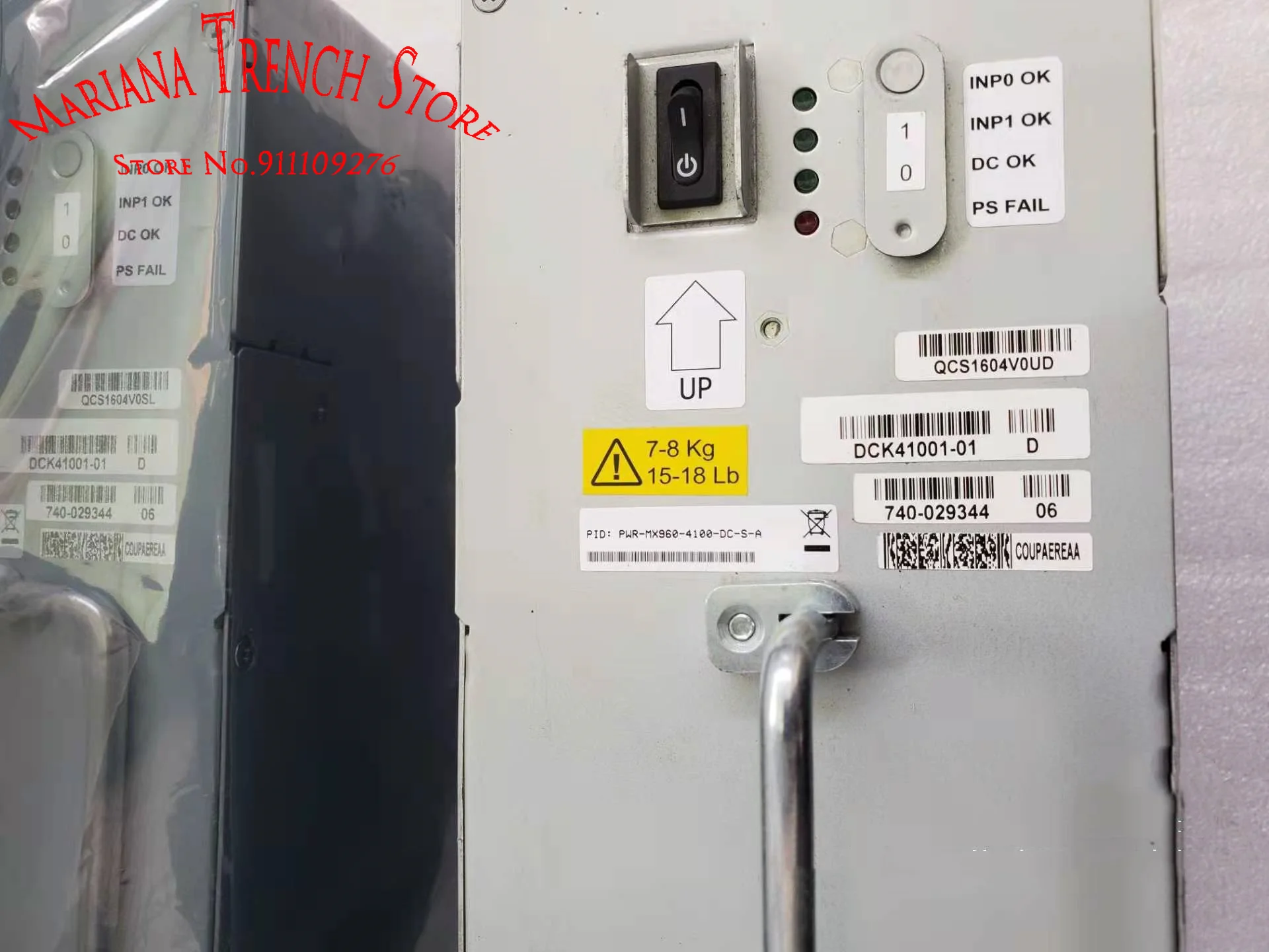 PWR-MX960-4100-DC DCK41001-01 para Juniper MX960 4100 WATTS DC-DC Fuente de alimentación/Resurcas de carcasa/Contacto antes de comprar - imagen 5