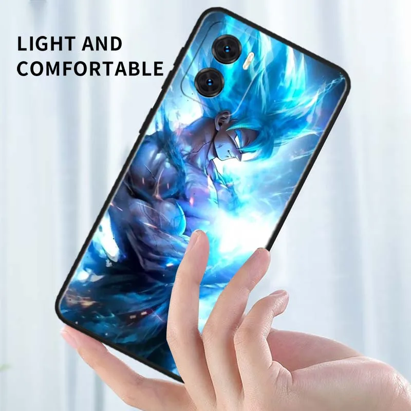 D-Dragon Ball Cool Saiyan cubierta para Motorola Moto G85 G64 G55 G54 G45 G35 G34 Edge 50 40 5G funda de teléfono negra - imagen 5