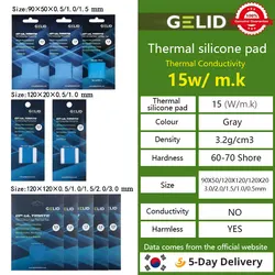 GELID GP-Ultimate - Almohadilla Térmica 15W/MK CPU GPU