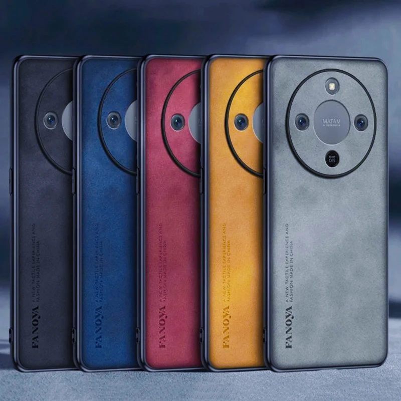 Para Honor X70 funda de lujo de cuero PU funda de teléfono para Honor X 70 HonorX70 contraportada de silicona protección a prueba de golpes Coque