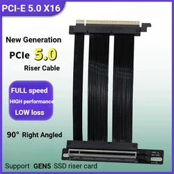 Cable PCIe 5.0 elevador ángulo recto para tarjeta gráfica