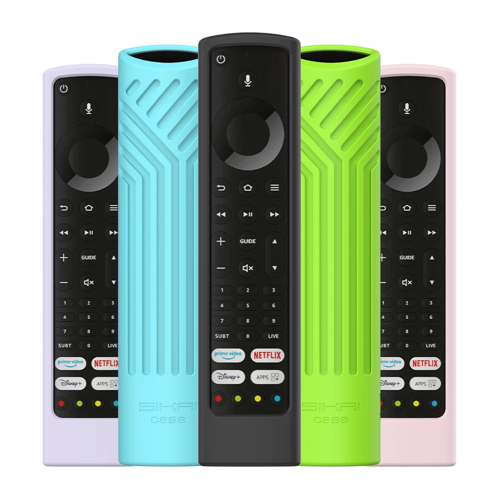 Funda protectora de silicona para Xiaomi TV F2 Fire tv, funda a prueba de golpes con control remoto por voz alexa, 43" - imagen 2