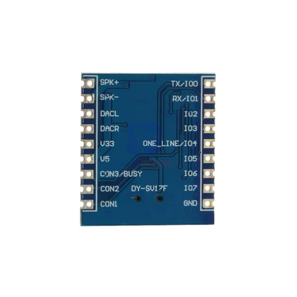 Módulo de reproducción de voz DY-SV17F, disparador IO, Control de puerto Serial, descarga USB, flash - imagen 3