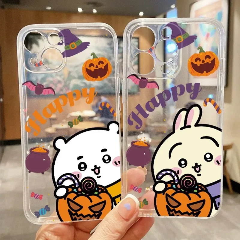 Helloween c-chiikawa Kawaii funda de iPhone de dibujos animados para iPhone 17 Air 16 15 14 13 12 11 PRO MAX X XR XS MINI 7 8 PLUS Y2K funda suave - imagen 4